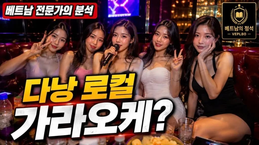 다낭 로컬 가라오케에서 돈을 버리는 이유 — 호치민·하노이·다낭·나트랑 8항목 비교